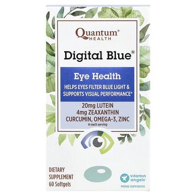 Digital Blue® для здоровья глаз, 60 мягких капсул