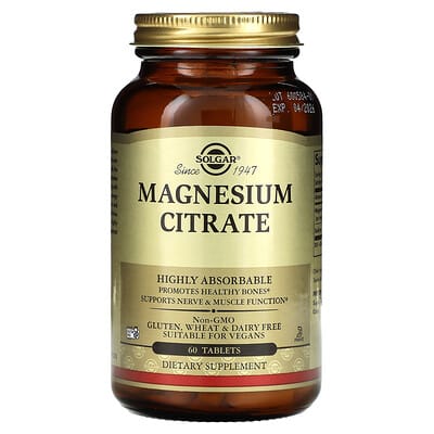 Цитрат магния, 60 таблеток (200 mg на таблетку)