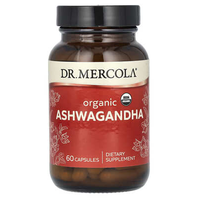 Органическая ашваганда, 60 капсул (400 mg на капсулу)