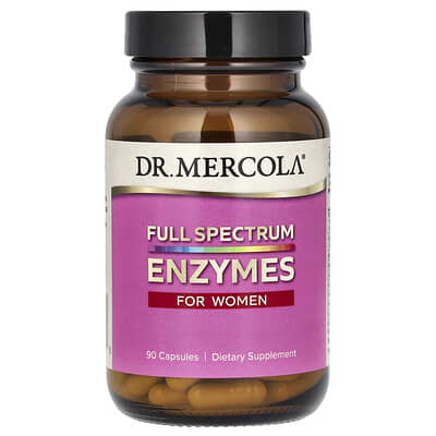 Полноспектральные ферменты для женщин, 90 капсул от Dr. Mercola
