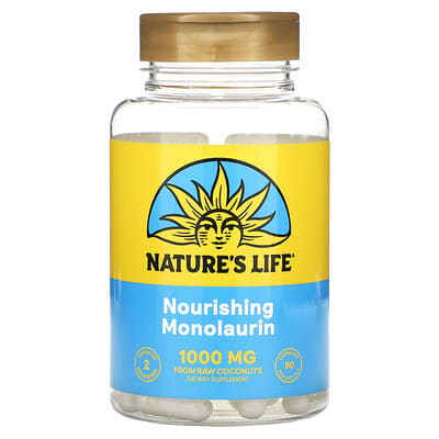 Питательный монолаурин, 90 капсул (500 mg на капсулу)