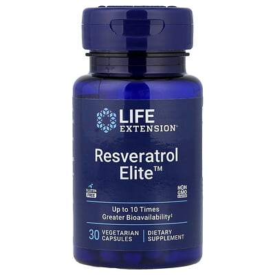 Resveratrol Elite™, 30 вегетарианских капсул