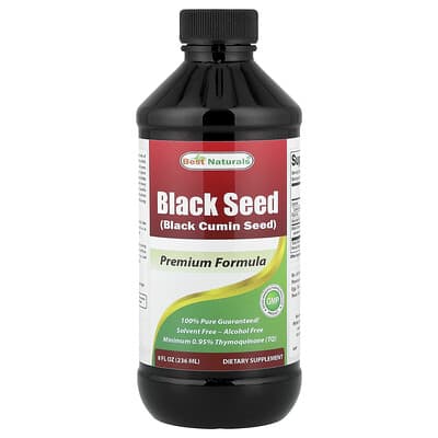 Best Naturals масло черного тмина без спирта 8 fl oz