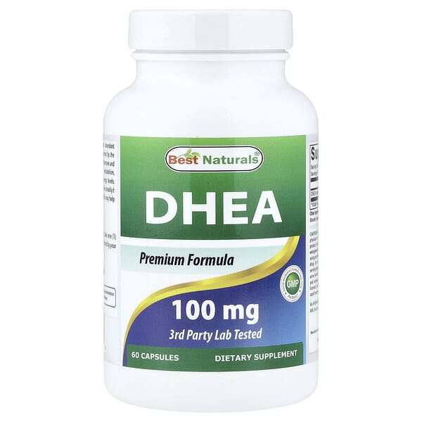 DHEA, 100 mg, 60 капсул