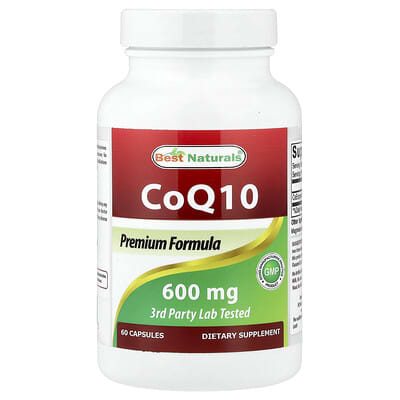 CoQ10, Best Naturals, 600 mg, 60 капсул