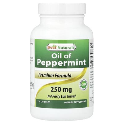 Best Naturals Масло перечной мяты, 250 mg, 120 Capsules