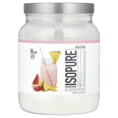 Infusions Protein Powder, Tropical Punch, 14.1 oz (400 g)