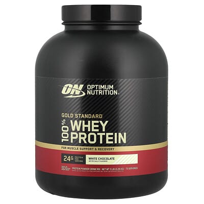 Gold Standard® 100% Whey Protein, белый шоколад, 5 lb (2.26 kg)