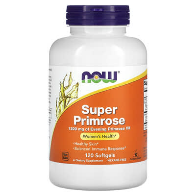 Super Primrose, 1,300 mg, 120 мягких капсул
