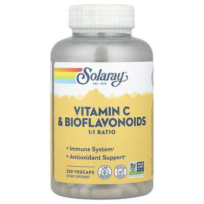 Vitamin C & Bioflavonoids, 250 VegCaps