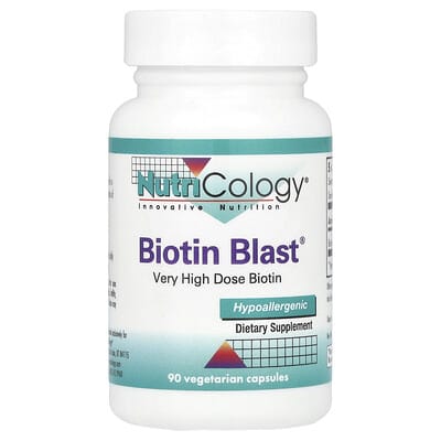 Nutricology Biotin Blast®, 100 mg, 90 капсул