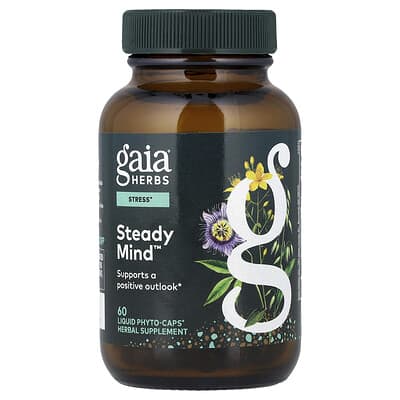 Gaia Herbs Steady Mind™, 60 жидких фитокапсул®