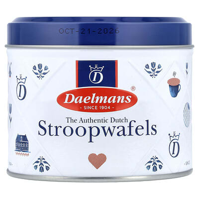 Stroopwafels, карамельные, 8 вафель, 8.11 oz (230 g)