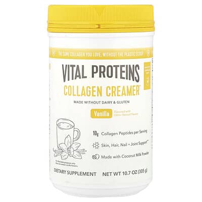 Коллагеновый сливочный напиток Vital Proteins Vanilla 10.6 oz (300 g)