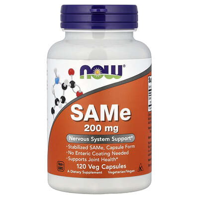 SAMe, 200 mg, 120 вегетарианских капсул