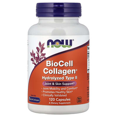 BioCell Collagen®, гидролизованный тип II, 120 капсул