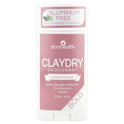 Дезодорант Bold, ClayDry, Sweet Amber, 2.8 oz (80 g)