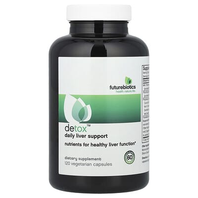 Detox™, ежедневная поддержка печени, 120 вегетарианских капсул