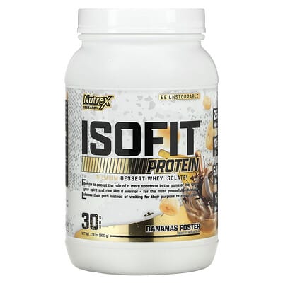 Протеин IsoFit, Bananas Foster, 2.18 lbs (990 g)
