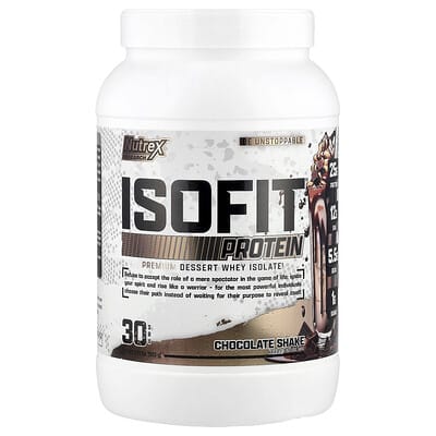 IsoFit® Protein, шоколадный коктейль, 2.19 lb (993 g)