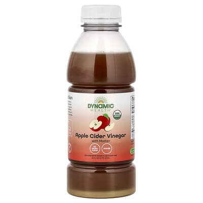 Яблочный уксус с матерью, 16 fl oz (473 ml)
