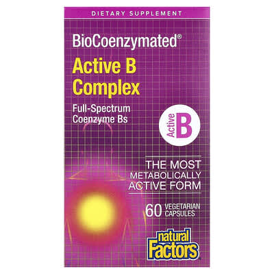 BioCoenzymated®, Active B Complex, 60 Vegetarian Capsules