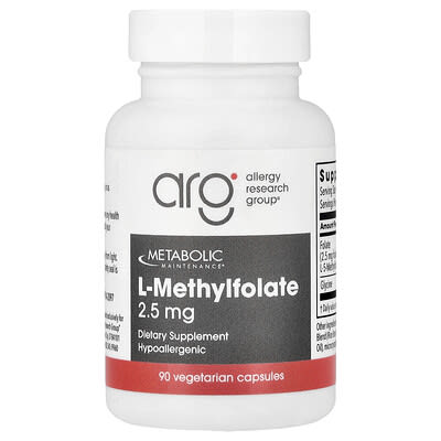 L-Methylfolate, 90 вегетарианских капсул