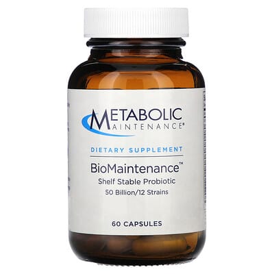 Metabolic Maintenance BioMaintenance™, пробиотик, 60 капсул