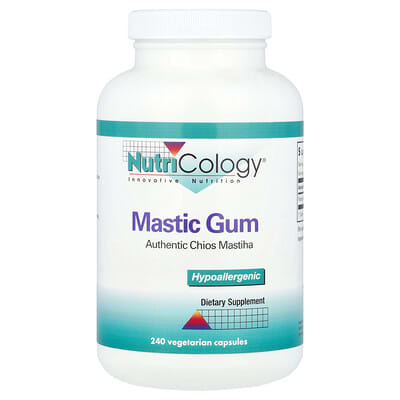 Mastic Gum, 240 Vegetarian Capsules (0.5 g Per Capsule)