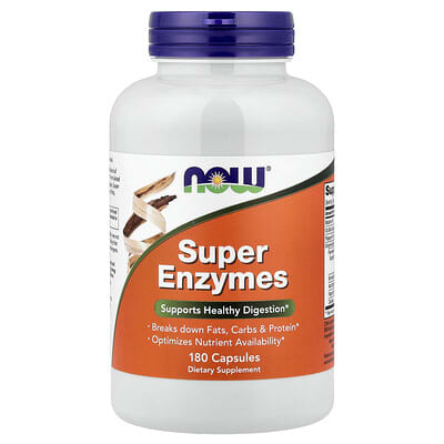 Super Enzymes, 180 капсул