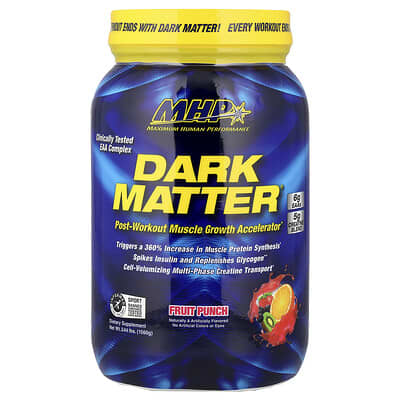 Dark Matter® ускоритель роста мышц после тренировки, Fruit Punch