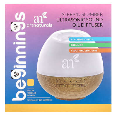 Ультразвуковой диффузор масел Beginnings, Sleep 'N Slumber, 1 шт