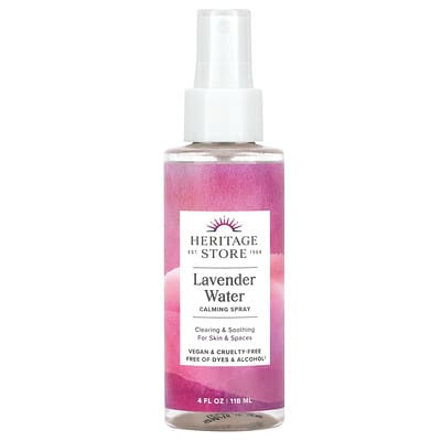 Lavender Water Calming Spray, 4 fl oz (118 ml)