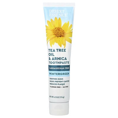 Tea Tree Oil & Arnica Toothpaste, Wintergreen,  6.25 oz (176 g)
