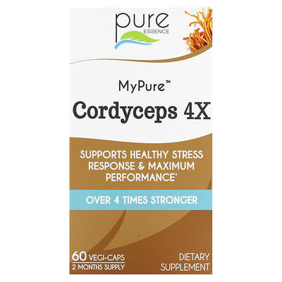 MyPure Cordyceps 4X, 60 вегетарианских капсул