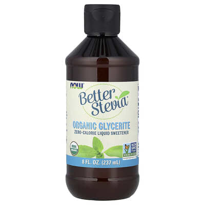 Better Stevia®,  Zero-Calorie Liquid Sweetener, Organic Glycerite, 8 fl oz (237 ml)