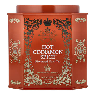 Black Tea, Hot Cinnamon Spice™, 30 Sachets, 2.11 oz (60 g)