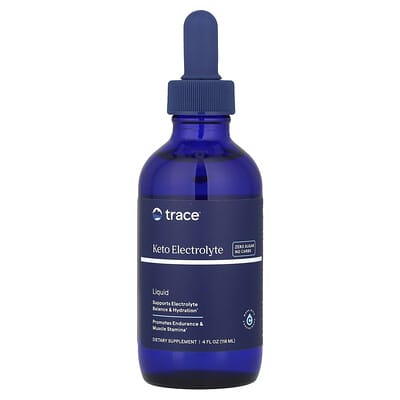 Trace Keto Electrolyte жидкие электролиты, 4 fl oz (118 ml)