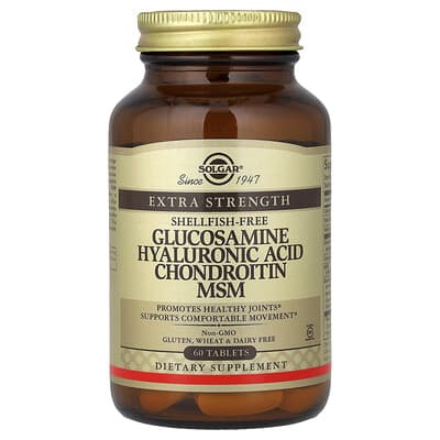 Glucosamine Hyaluronic Acid Chondroitin MSM, 60 Tablets