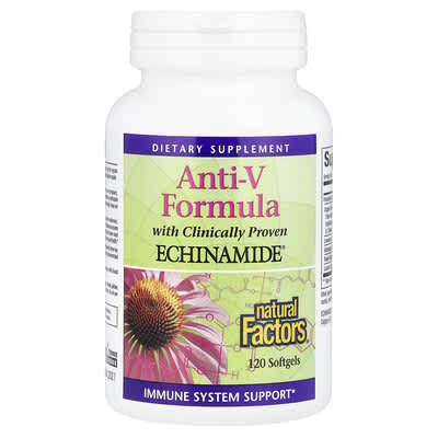 БАД Anti-V Formula с клинически доказанным Echinamide®, 120 Softgels