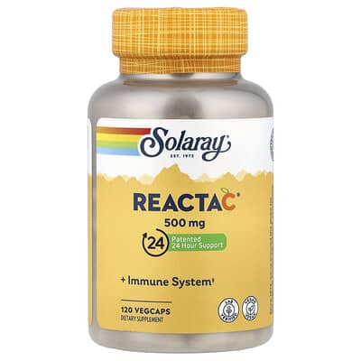 Reacta-C®, 500 mg, 120 вегетарианских капсул