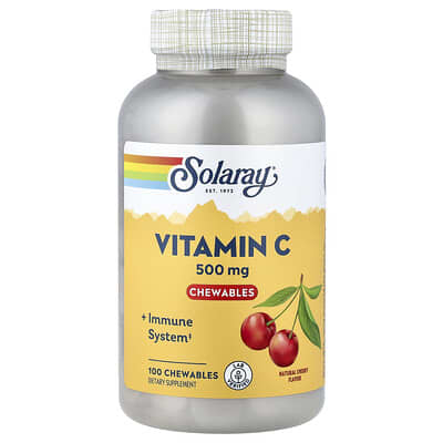 Vitamin C Chewables, Natural Cherry, 100 Chewables