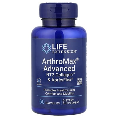 ArthroMax® Advanced, NT2 Collagen™ & ApresFlex®, 60 капсул