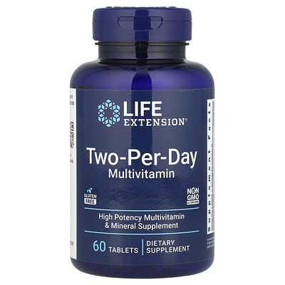 Мультивитамины Two-Per-Day, 60 таблеток