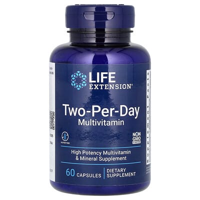 Мультивитамины Two-Per-Day, 60 капсул