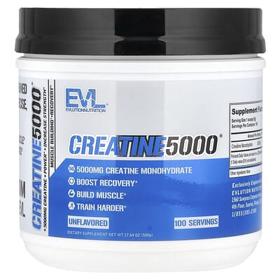 Creatine5000®, без вкуса, 17.64 oz (500 g)