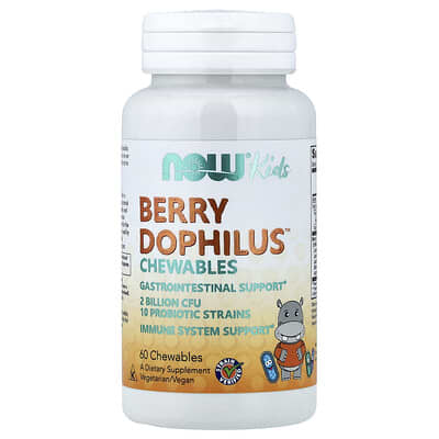 Детский Berry Dophilus™, 60 жевательных таблеток