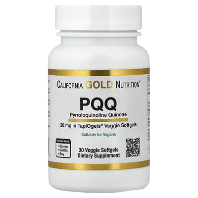 PQQ, 20 mg, 30 Veggie Softgels