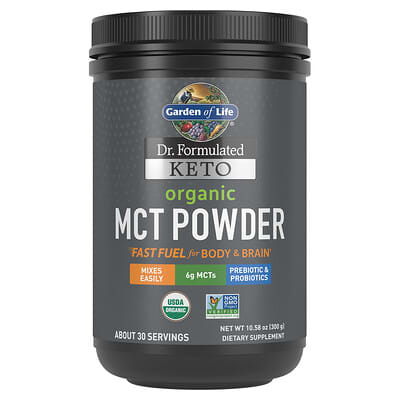 Garden of Life Dr. Formulated Keto органический порошок MCT 10.58 oz (300 g)