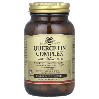 Quercetin Complex с Ester-C®, 50 веганских капсул